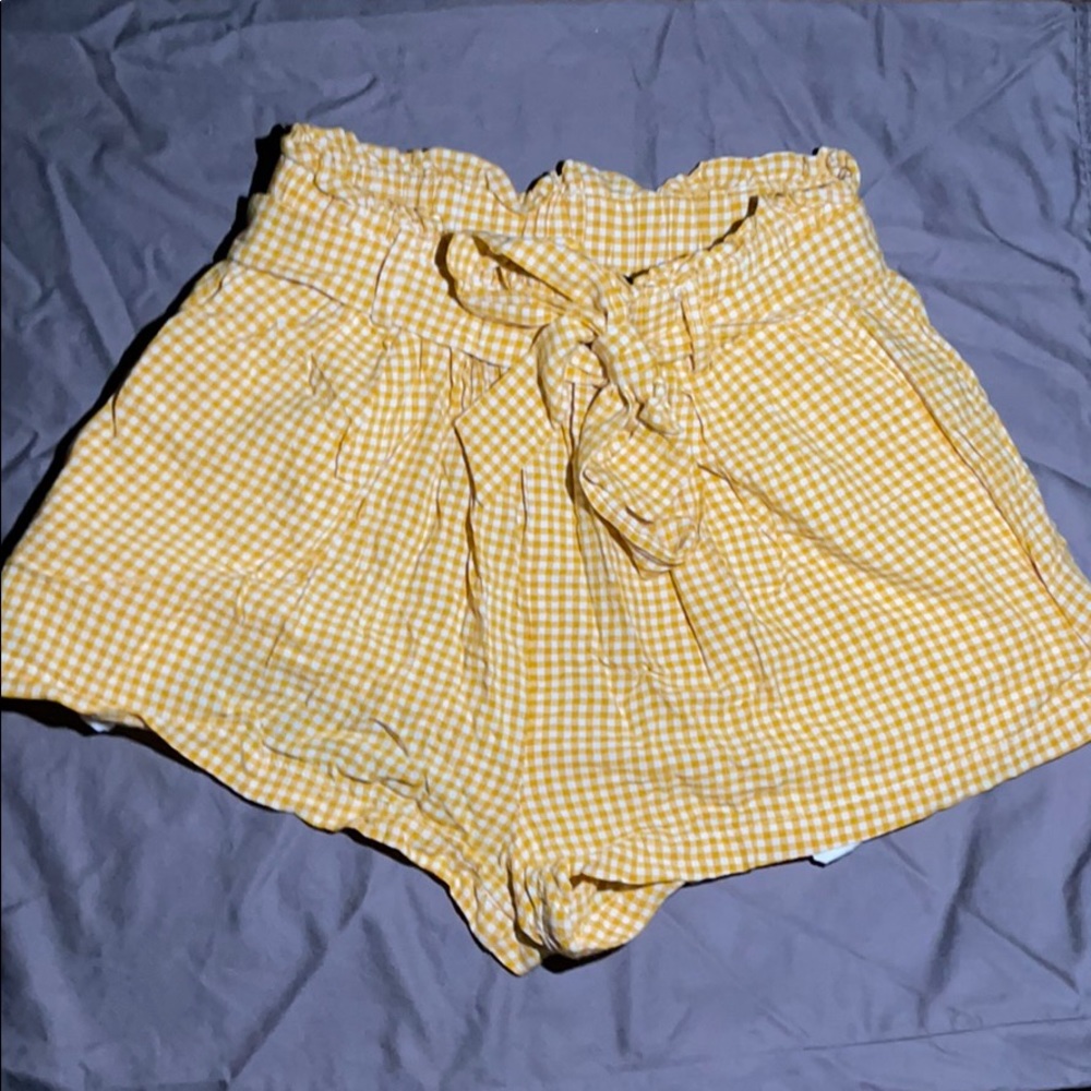 Forever 21 Checkered Dress Shorts